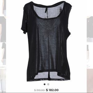 NWT Ben Taverniti Unravel Project silk tee